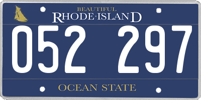 RI license plate 052297