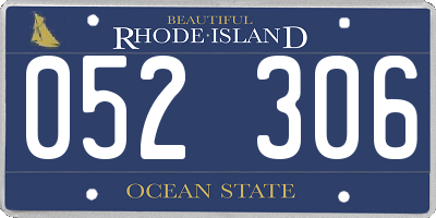 RI license plate 052306