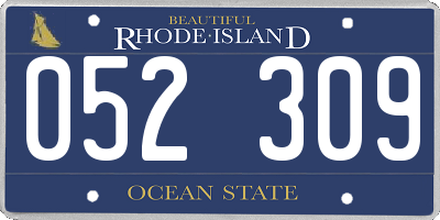 RI license plate 052309