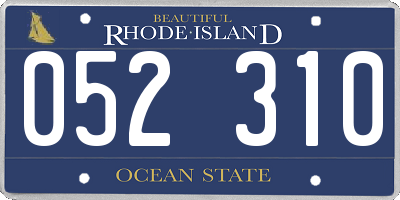 RI license plate 052310