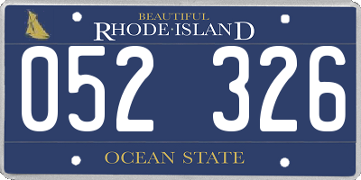 RI license plate 052326