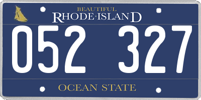 RI license plate 052327