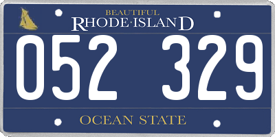 RI license plate 052329