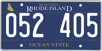 RI license plate 052405