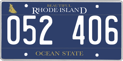 RI license plate 052406
