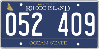 RI license plate 052409