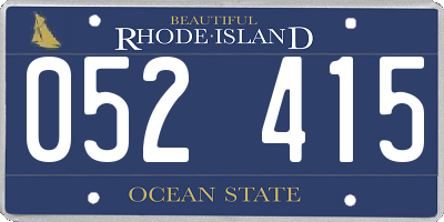RI license plate 052415