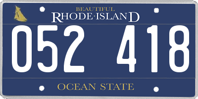 RI license plate 052418