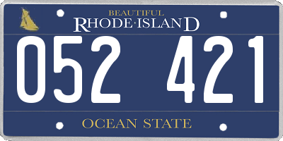 RI license plate 052421