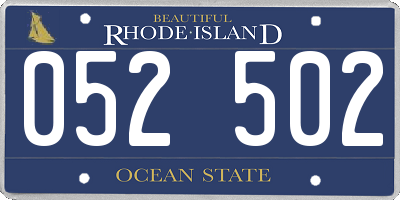 RI license plate 052502