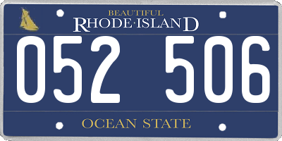 RI license plate 052506