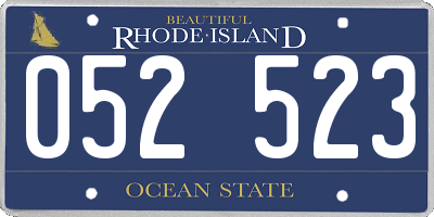 RI license plate 052523