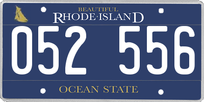 RI license plate 052556
