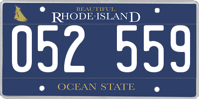 RI license plate 052559