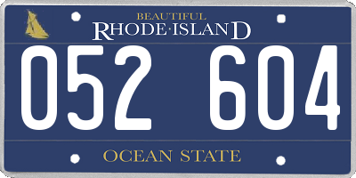 RI license plate 052604