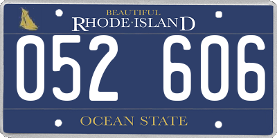 RI license plate 052606