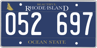 RI license plate 052697