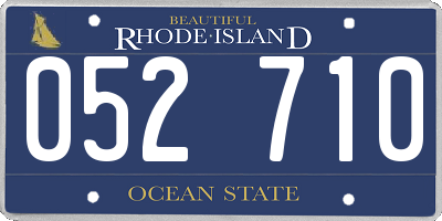 RI license plate 052710