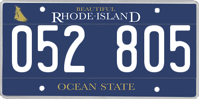 RI license plate 052805