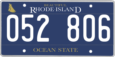RI license plate 052806