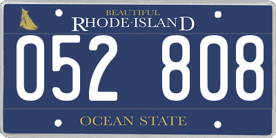 RI license plate 052808