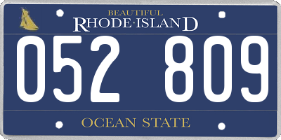 RI license plate 052809