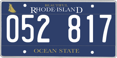 RI license plate 052817