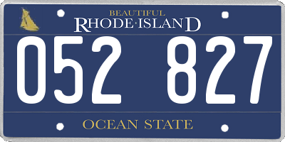 RI license plate 052827