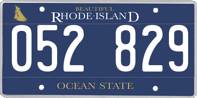 RI license plate 052829
