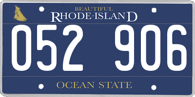 RI license plate 052906