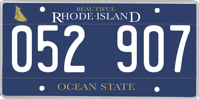 RI license plate 052907