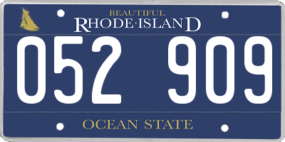 RI license plate 052909