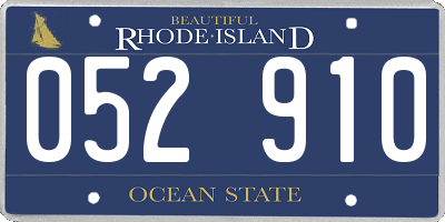 RI license plate 052910