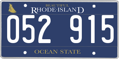 RI license plate 052915