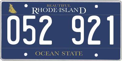 RI license plate 052921