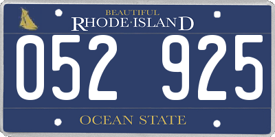 RI license plate 052925