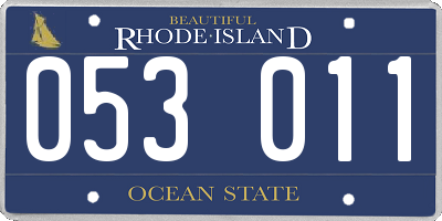 RI license plate 053011