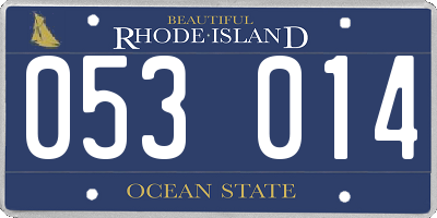 RI license plate 053014