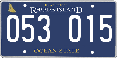 RI license plate 053015