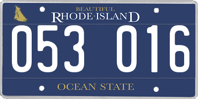 RI license plate 053016