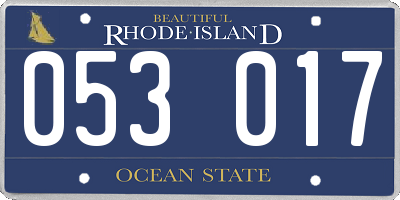 RI license plate 053017