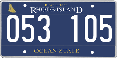 RI license plate 053105