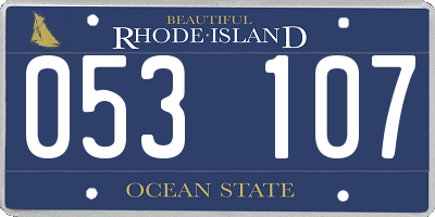 RI license plate 053107