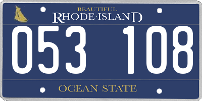 RI license plate 053108