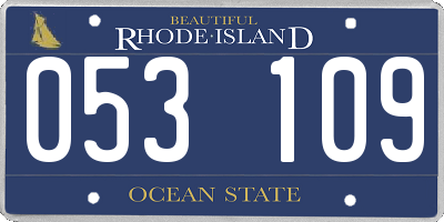 RI license plate 053109