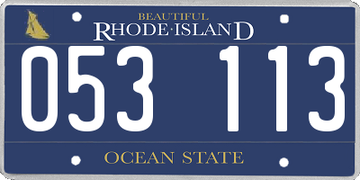 RI license plate 053113