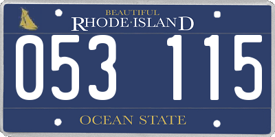 RI license plate 053115