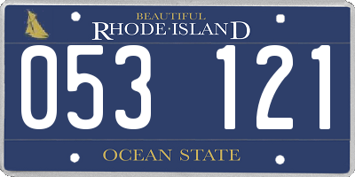 RI license plate 053121