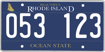RI license plate 053123