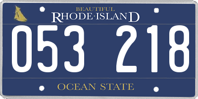 RI license plate 053218